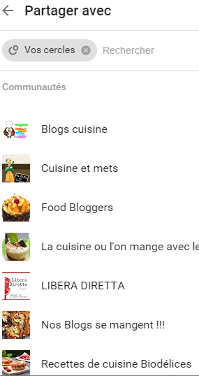 publier dans les communautés Google+