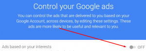 3 votre compte Google paramétrage des publicités