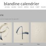 site web d'une artiste